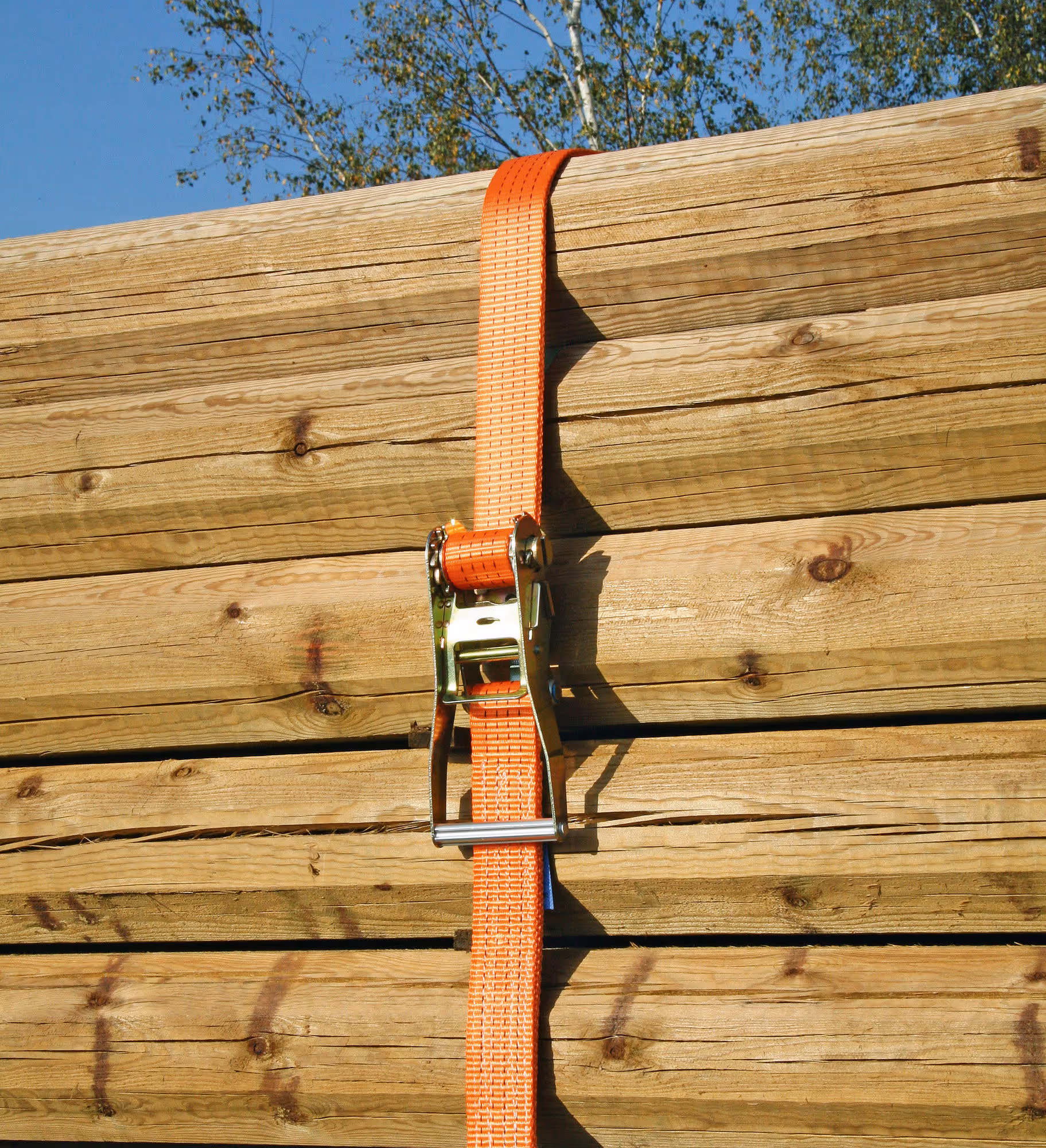 Sangle d'arrimage 50mm X 6m, orange