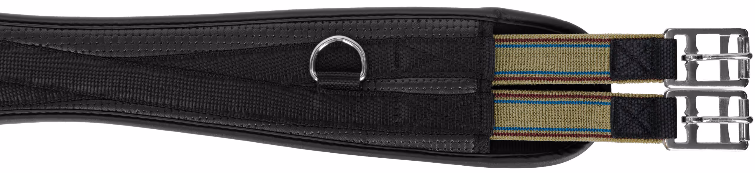 Sangle élastique arquée noire, 110 cm