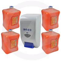 Savon swarfega orange  4x4l + distributeur mural