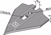 Schmotzer | Coeur de bineuses 80mm