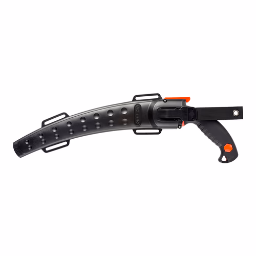 Scie à main Oregon 13" avec lame en acier japonaise incurvée premium à haute teneur en carbone de première qualité, outil de coupe/élagage/foresterie résistant à la rouille, lame incurvée avec gaine de sécurité Scabbard (600136)
