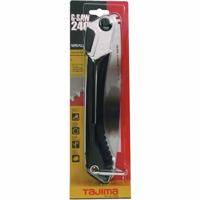 Scie a main pliable gsaw avec grip longueur de lame 240 mm