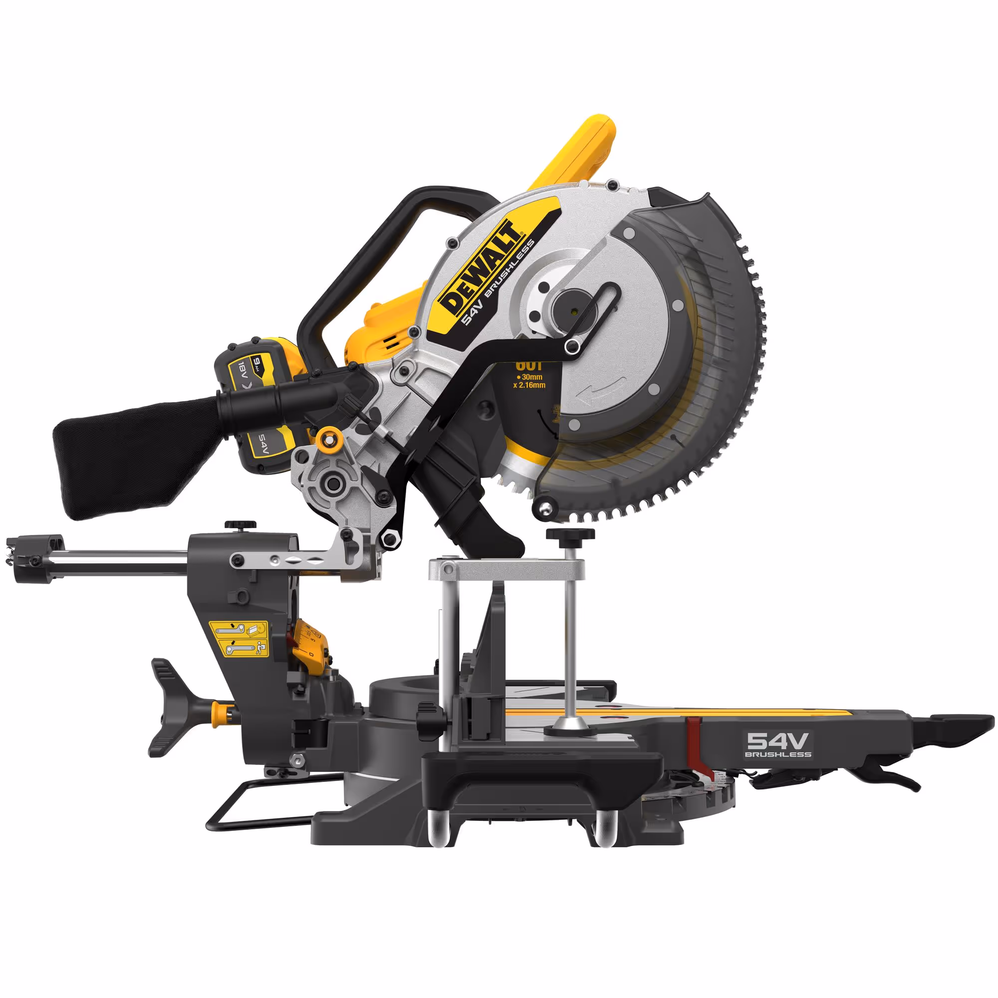 Scie à onglets XR FLEXVOLT 54V 3Ah Li-Ion Brushless 305 mm avec batterie