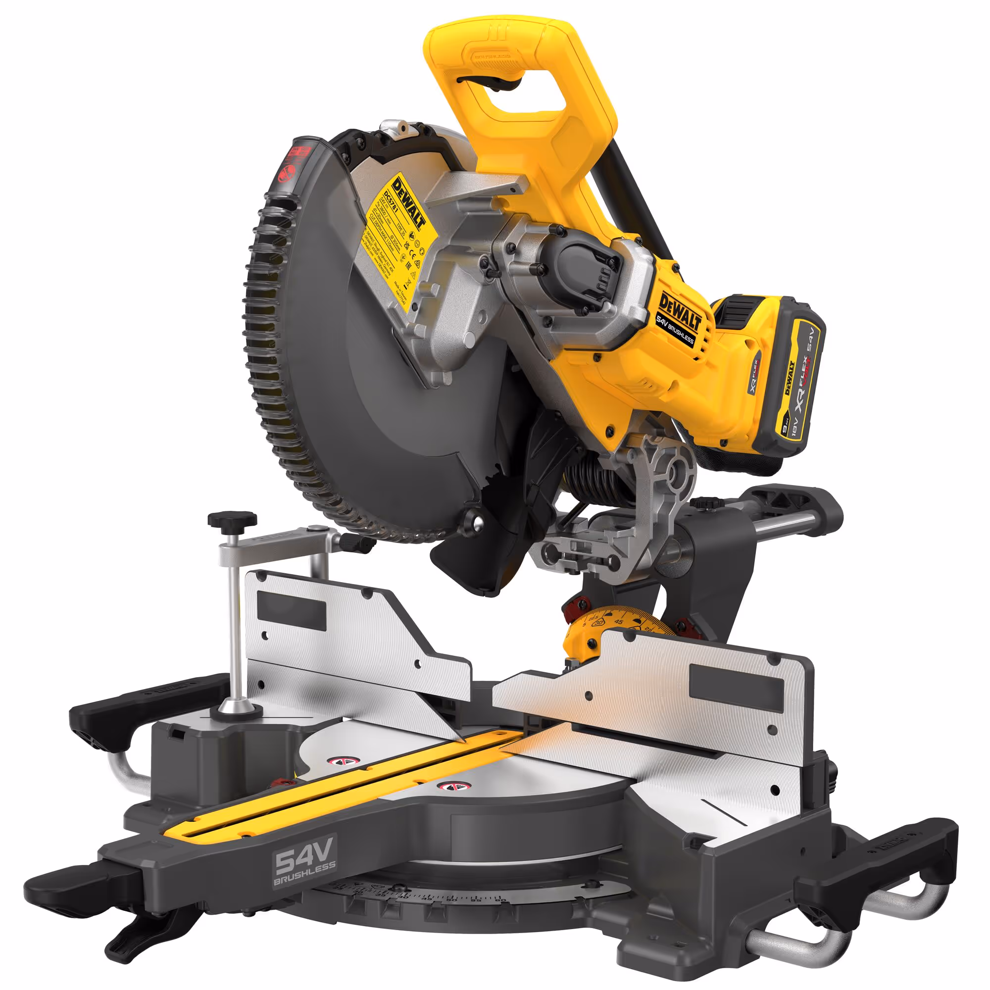 Scie à onglets XR FLEXVOLT 54V 3Ah Li-Ion Brushless 305 mm avec batterie