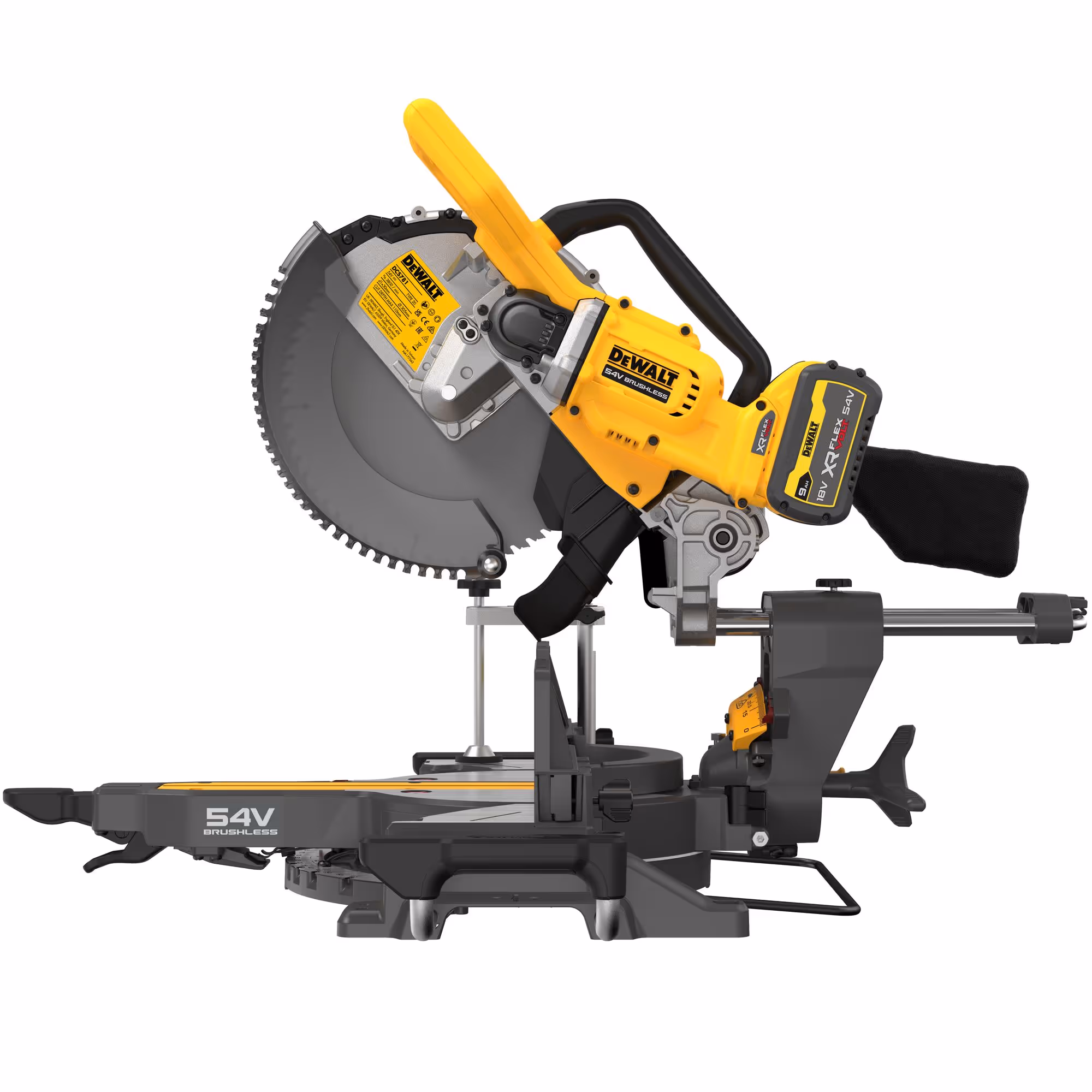 Scie à onglets XR FLEXVOLT 54V 3Ah Li-Ion Brushless 305 mm avec batterie