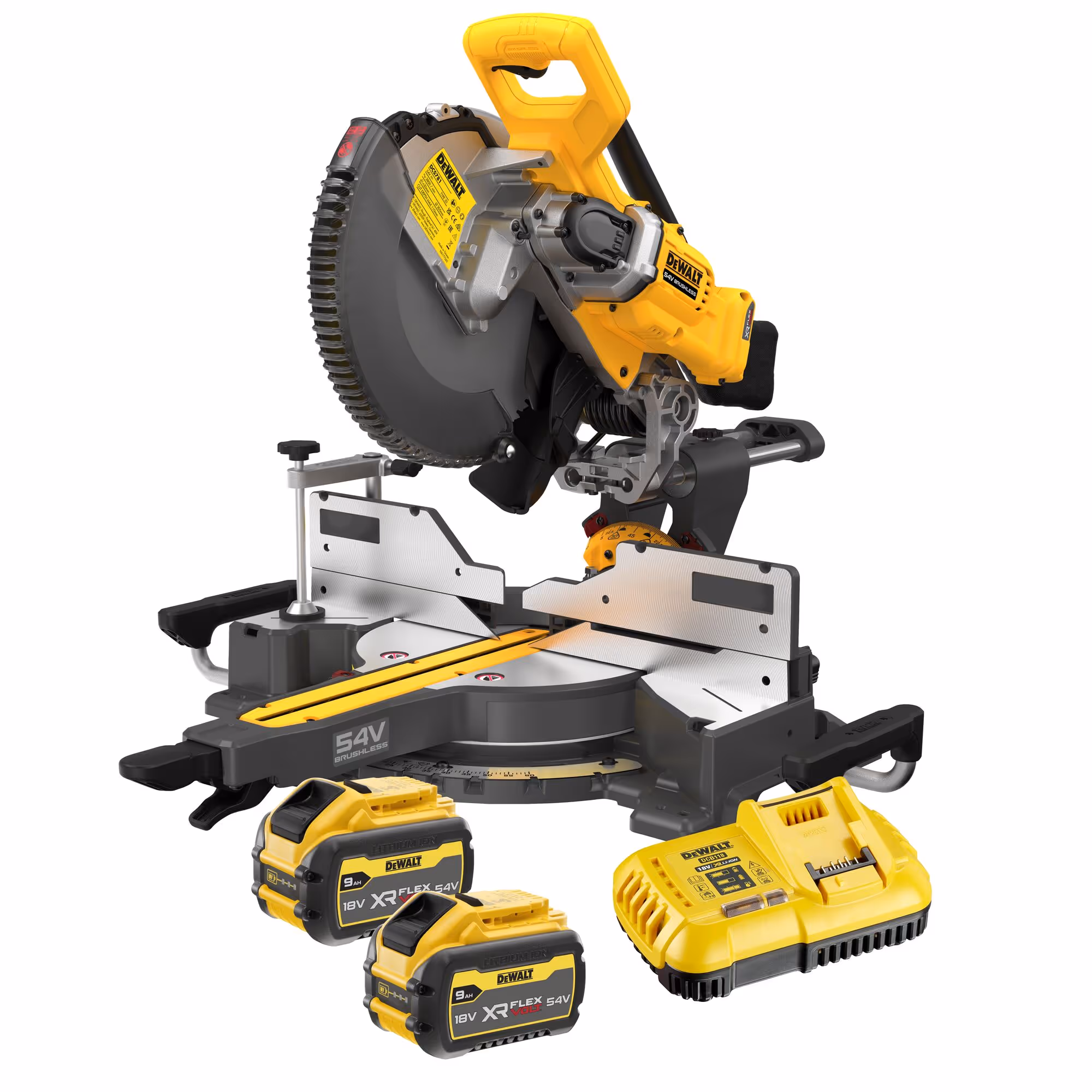 Scie à onglets XR FLEXVOLT 54V 3Ah Li-Ion Brushless 305 mm avec batterie