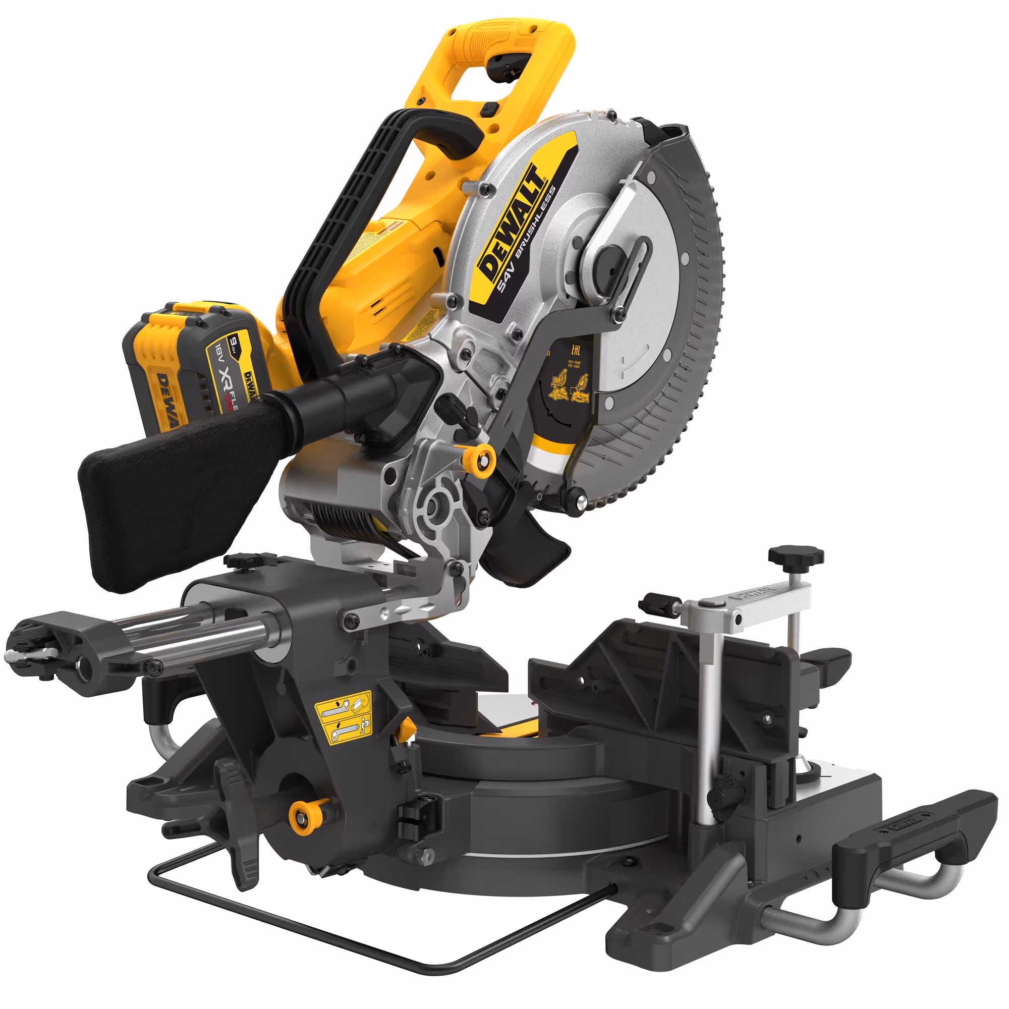 Scie à onglets XR FLEXVOLT 54V 3Ah Li-Ion Brushless 305 mm avec batterie
