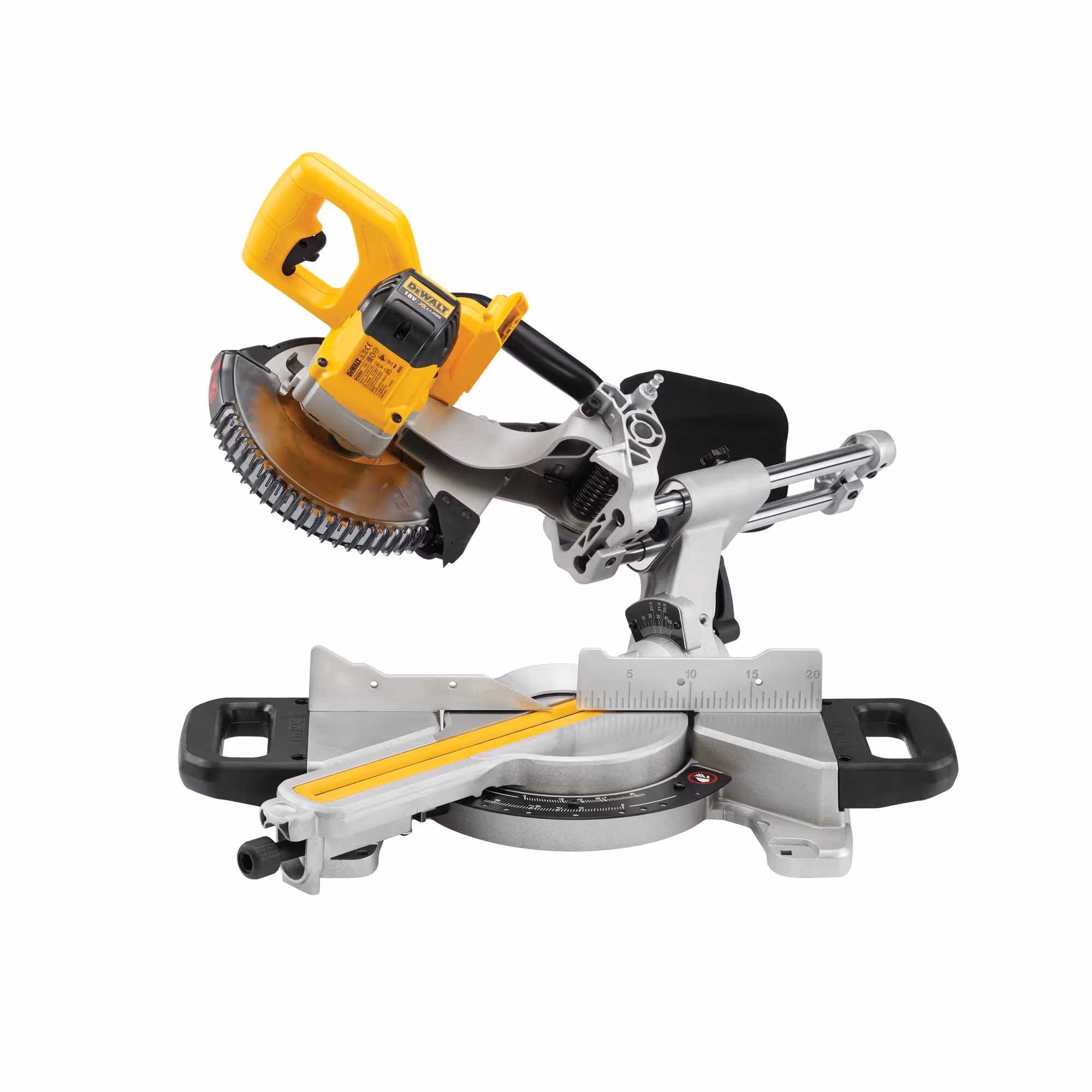 Scie à onglets radiale XR 18V 184 mm sans batterie ni chargeur