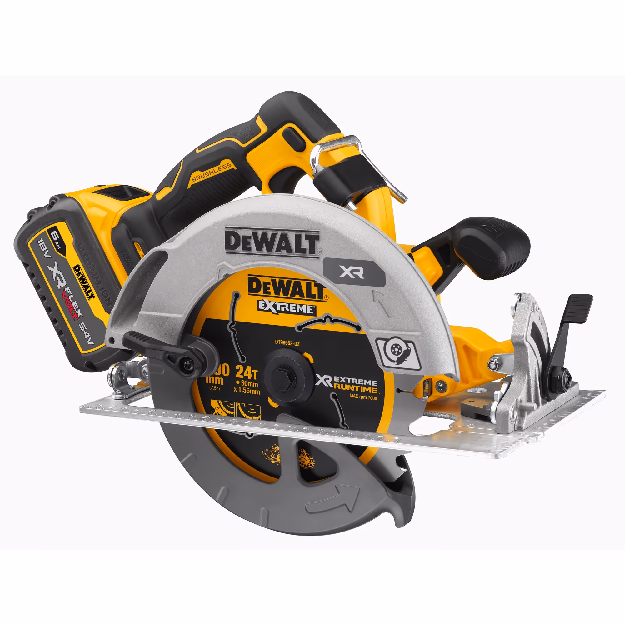 Scie circulaire XR 18V ADVANTAGE 6Ah Li-Ion Brushless 190 mm avec batterie