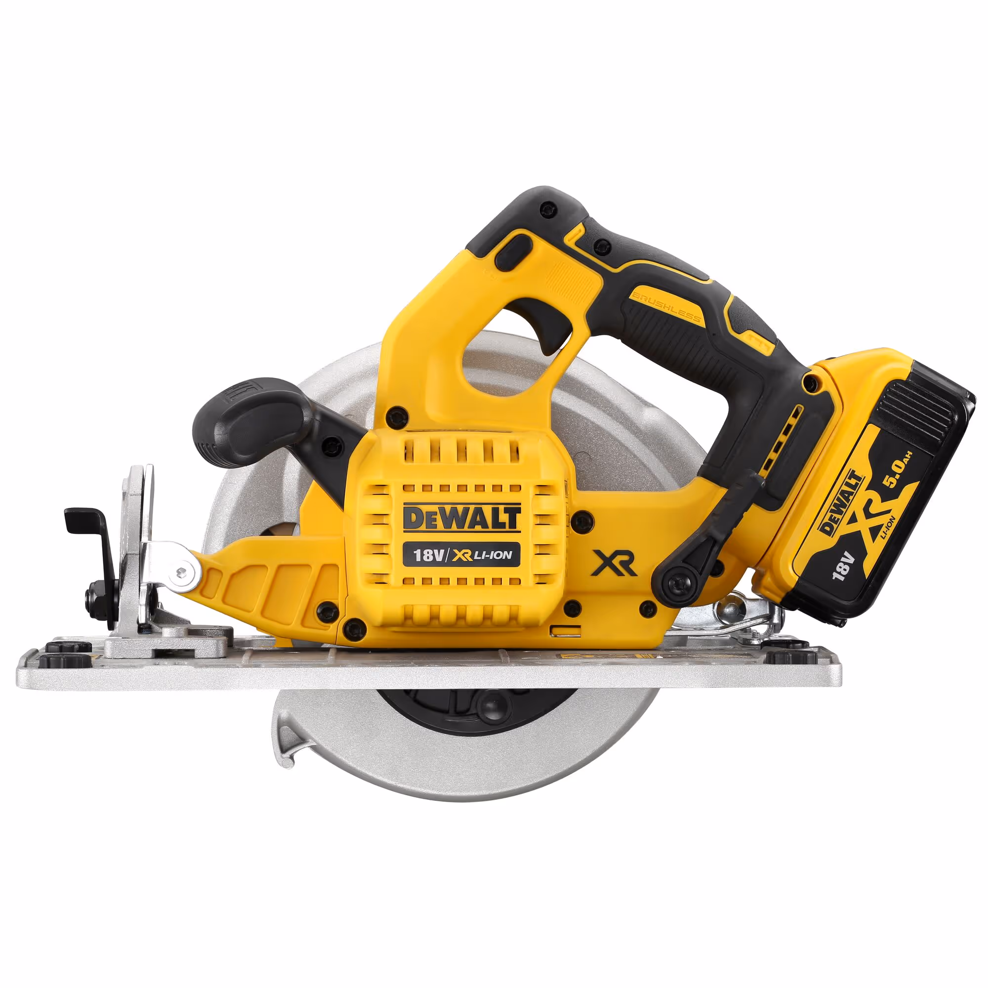 Scie circulaire XR 18V 5Ah Li-Ion Brushless 184 mm - avec batteries