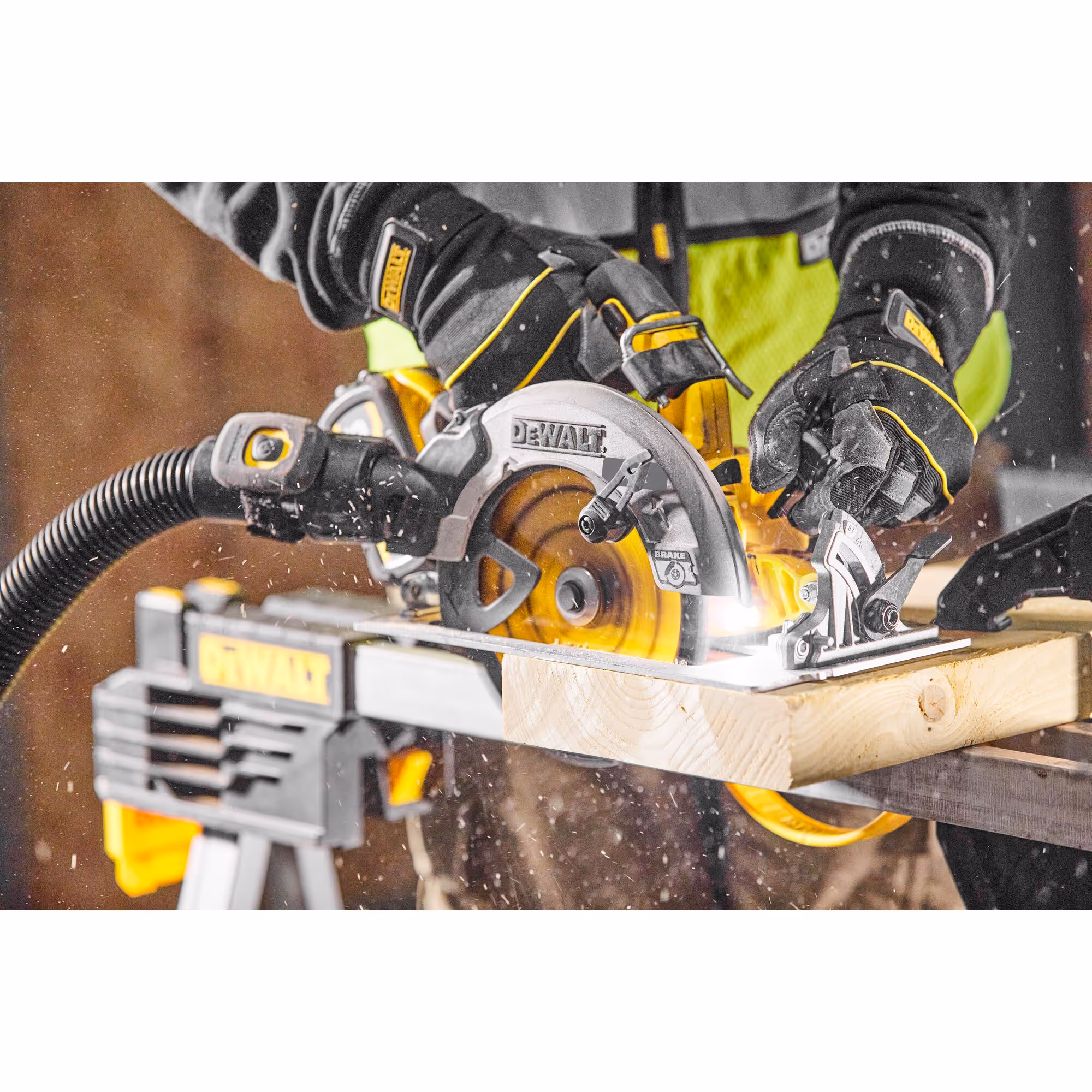 Scie circulaire XR 18V ADVANTAGE Brushless 190 mm Sans batterie ni chargeur