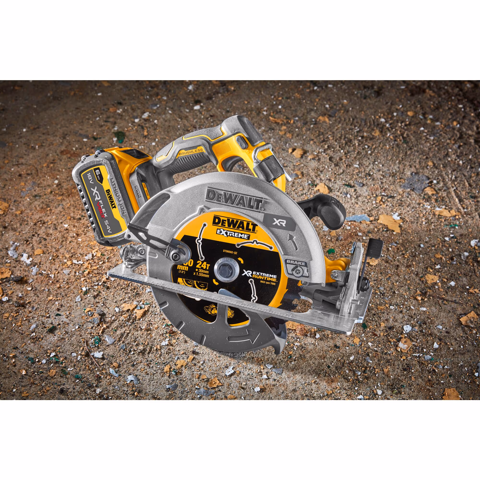 Scie circulaire XR 18V ADVANTAGE Brushless 190 mm Sans batterie ni chargeur