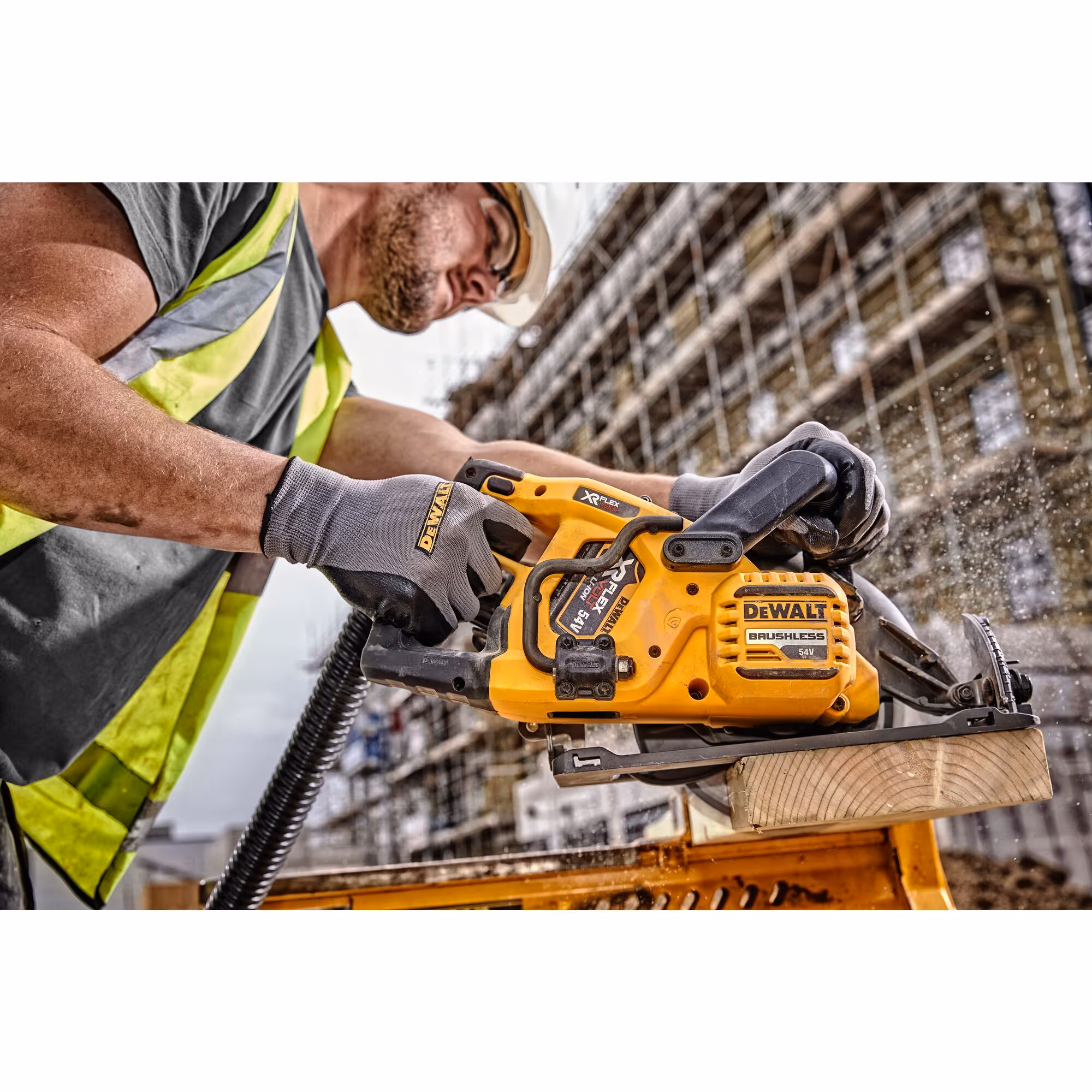 Scie circulaire Construction XR FLEXVOLT 54V Brushless 190 mm Sans batterie ni chargeur