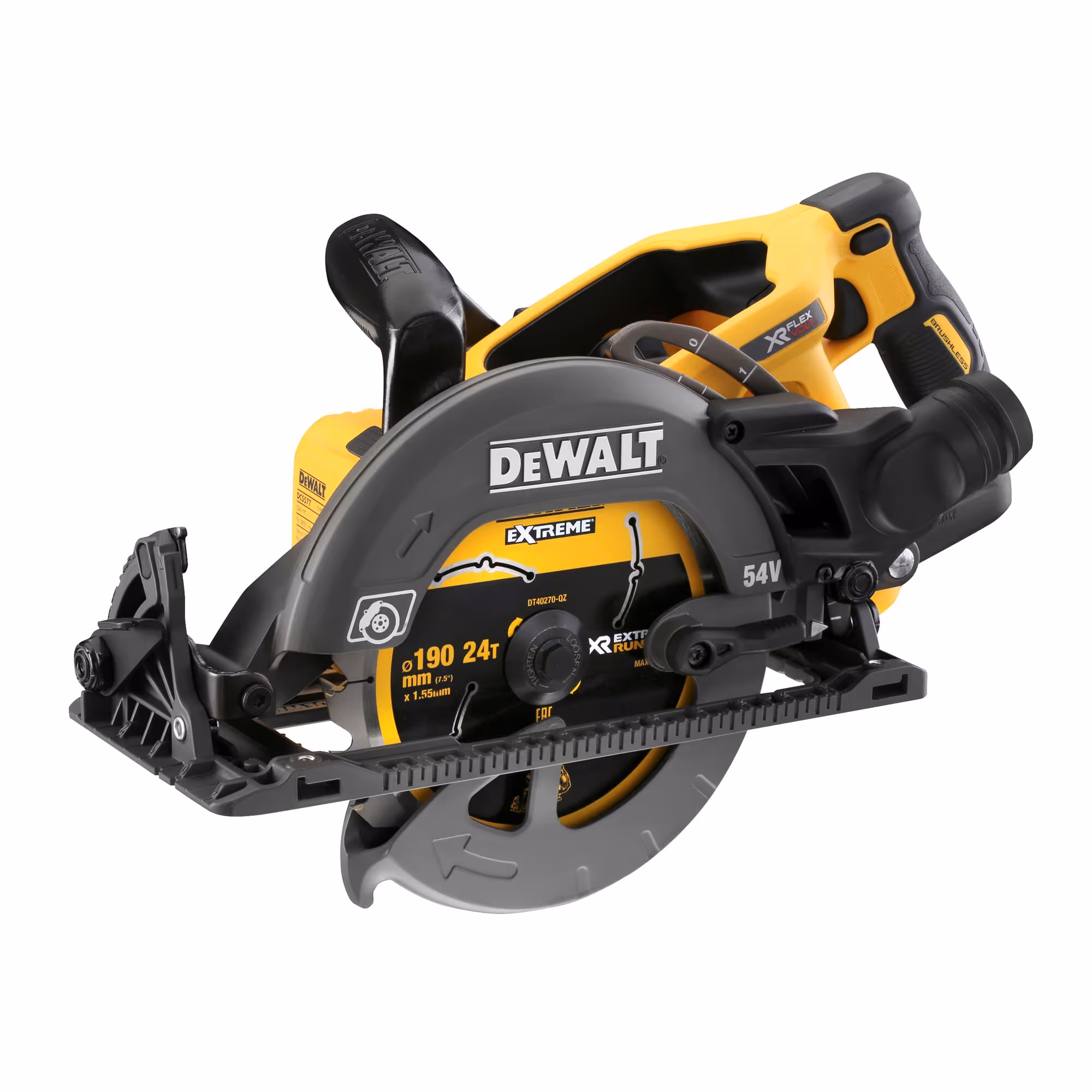 Scie circulaire Construction XR FLEXVOLT 54V Brushless 190 mm Sans batterie ni chargeur