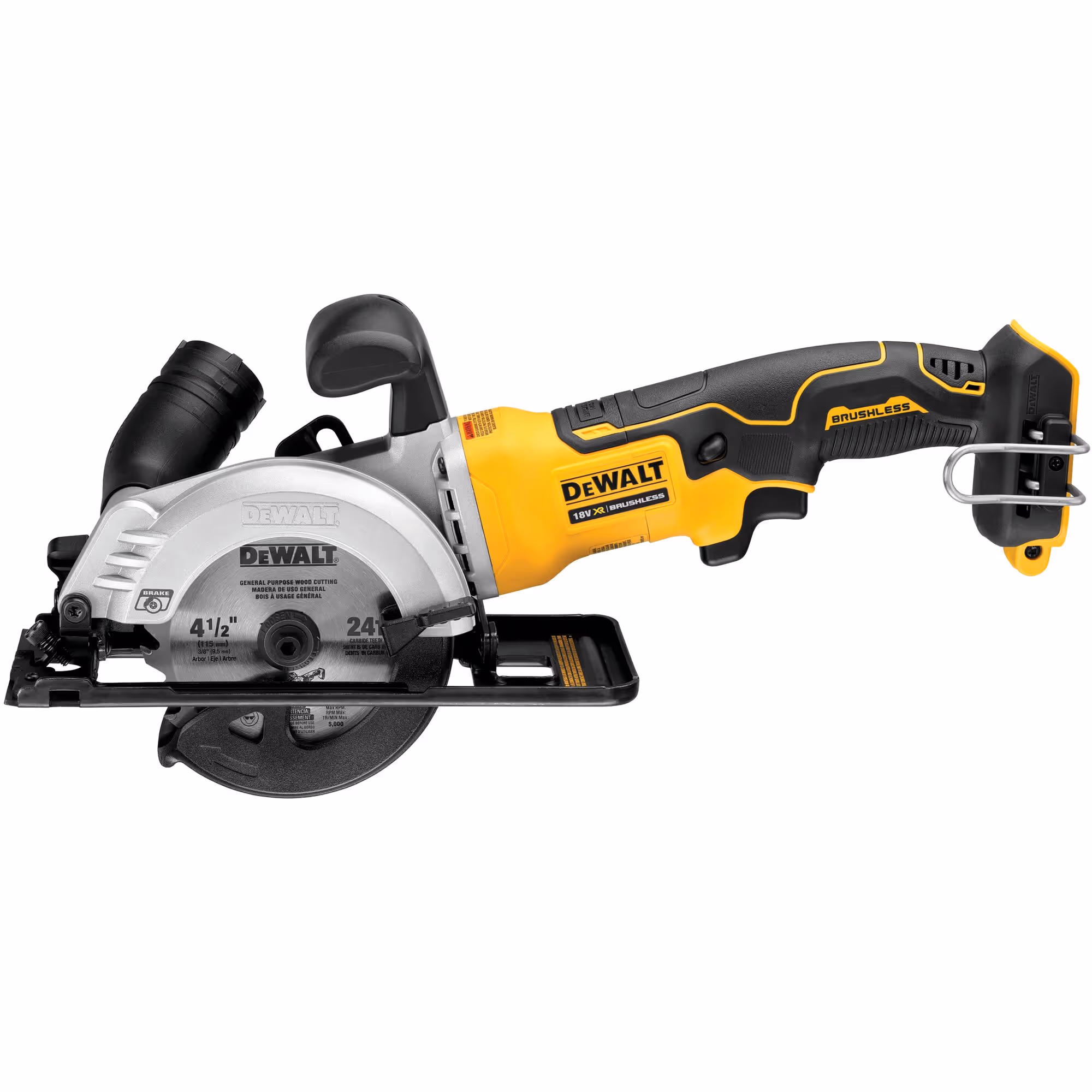 Scie circulaire XR 18V Brushless 115 mm Sans batterie ni chargeur