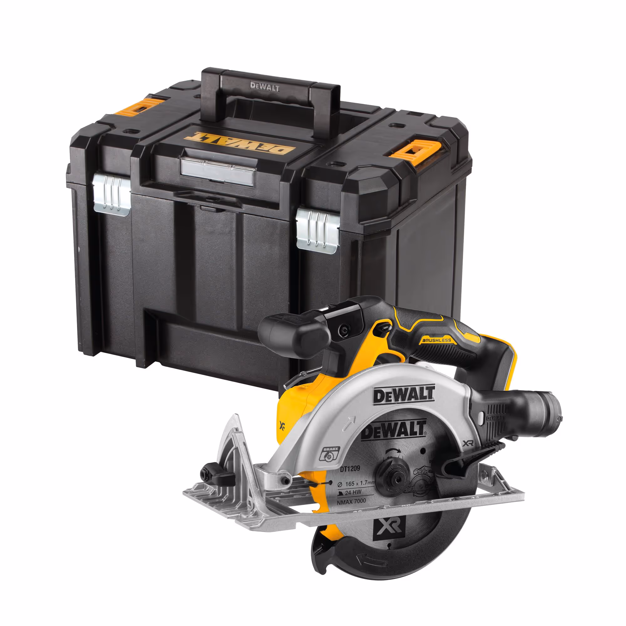Scie circulaire XR 18V Brushless 165 mm Sans batterie ni chargeur