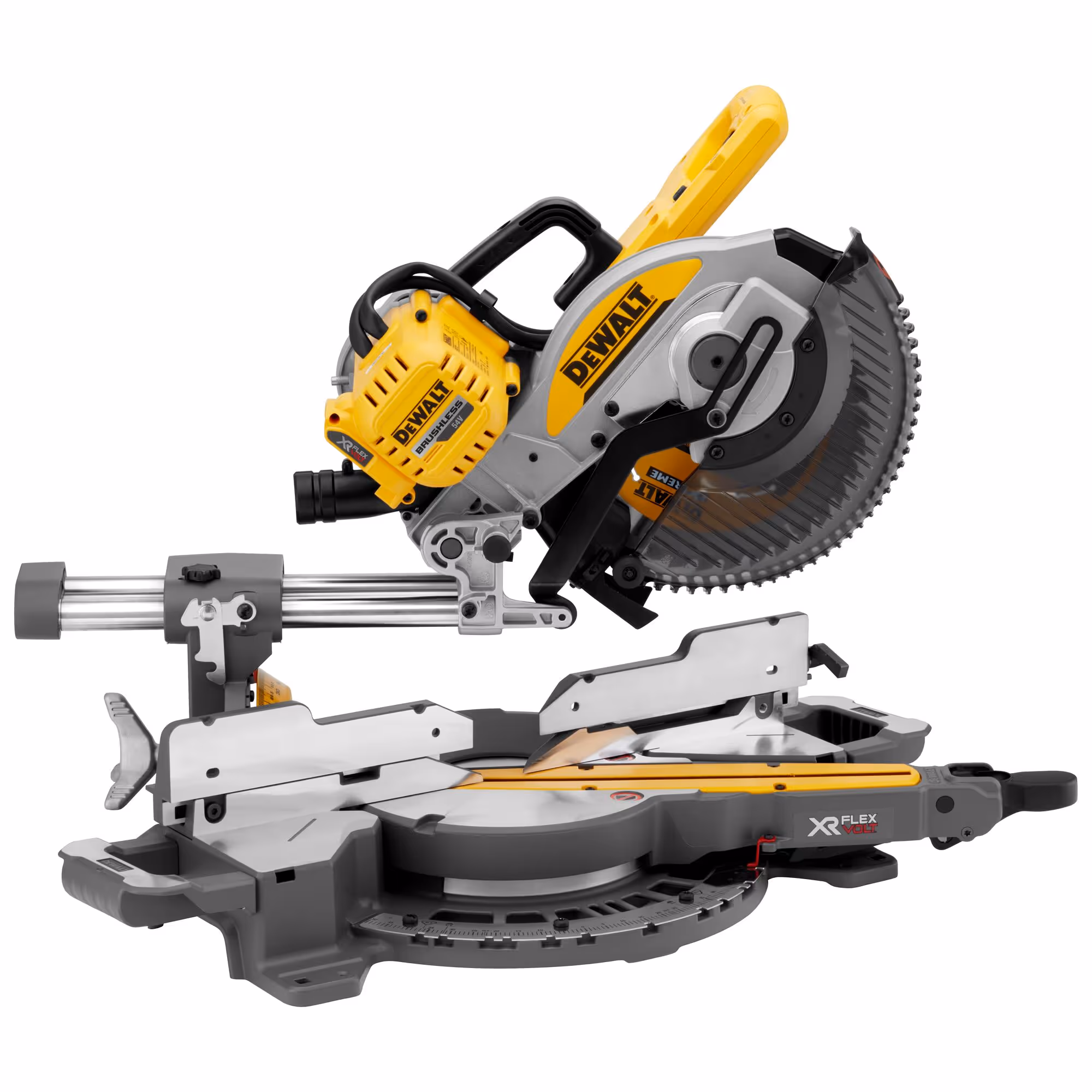 Scie à onglets radiale XR FLEXVOLT 54V Brushless 250 mm Sans batterie ni chargeur
