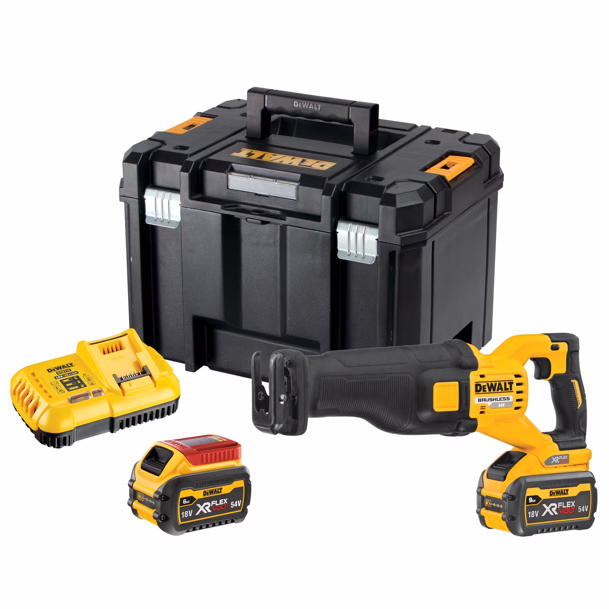 Scie sabre XR FLEXVOLT 54V 3Ah Li-Ion Brushless avec batteries 