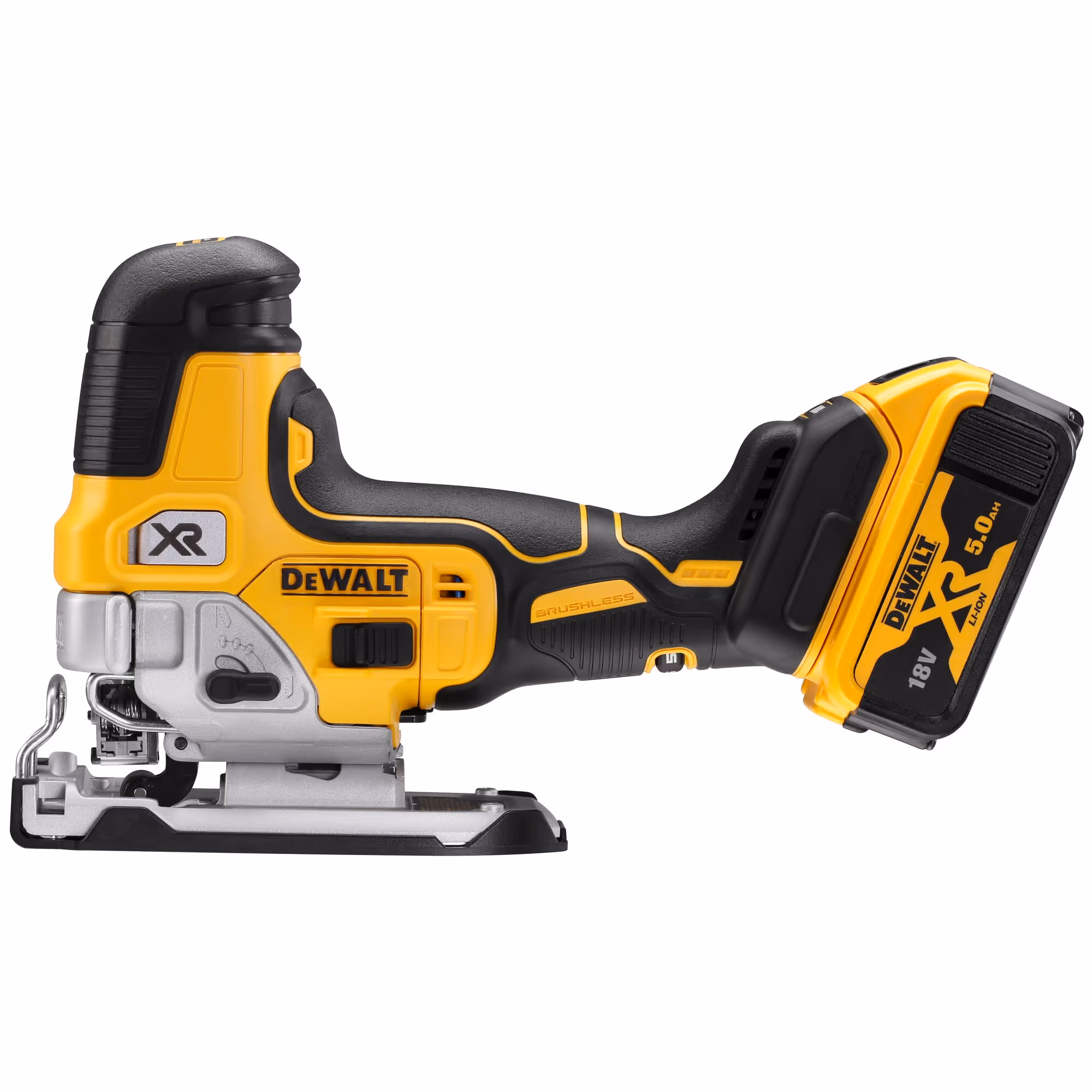 Scie sauteuse à prise par le corps XR 18V 5Ah Li-Ion Brushless  avec batteries