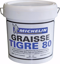 SEAU 4 KG GRAISSE A PNEU MICHELIN TIGRE