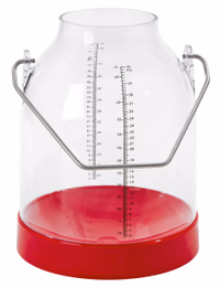Seau à lait Standard plastique, rouge, 30L