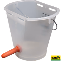 Seau à tétine 9 L transparent, avec tétine mi-souple et soupape 1-Click