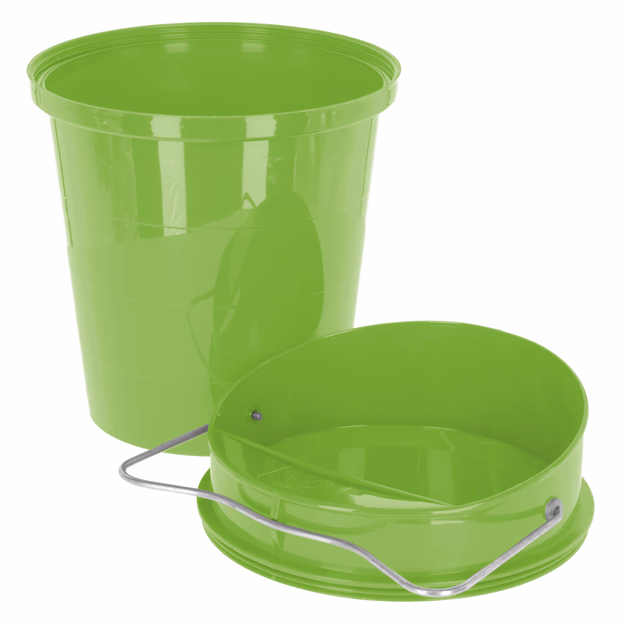 Seau-abreuvoir volaille vert clair, 6L