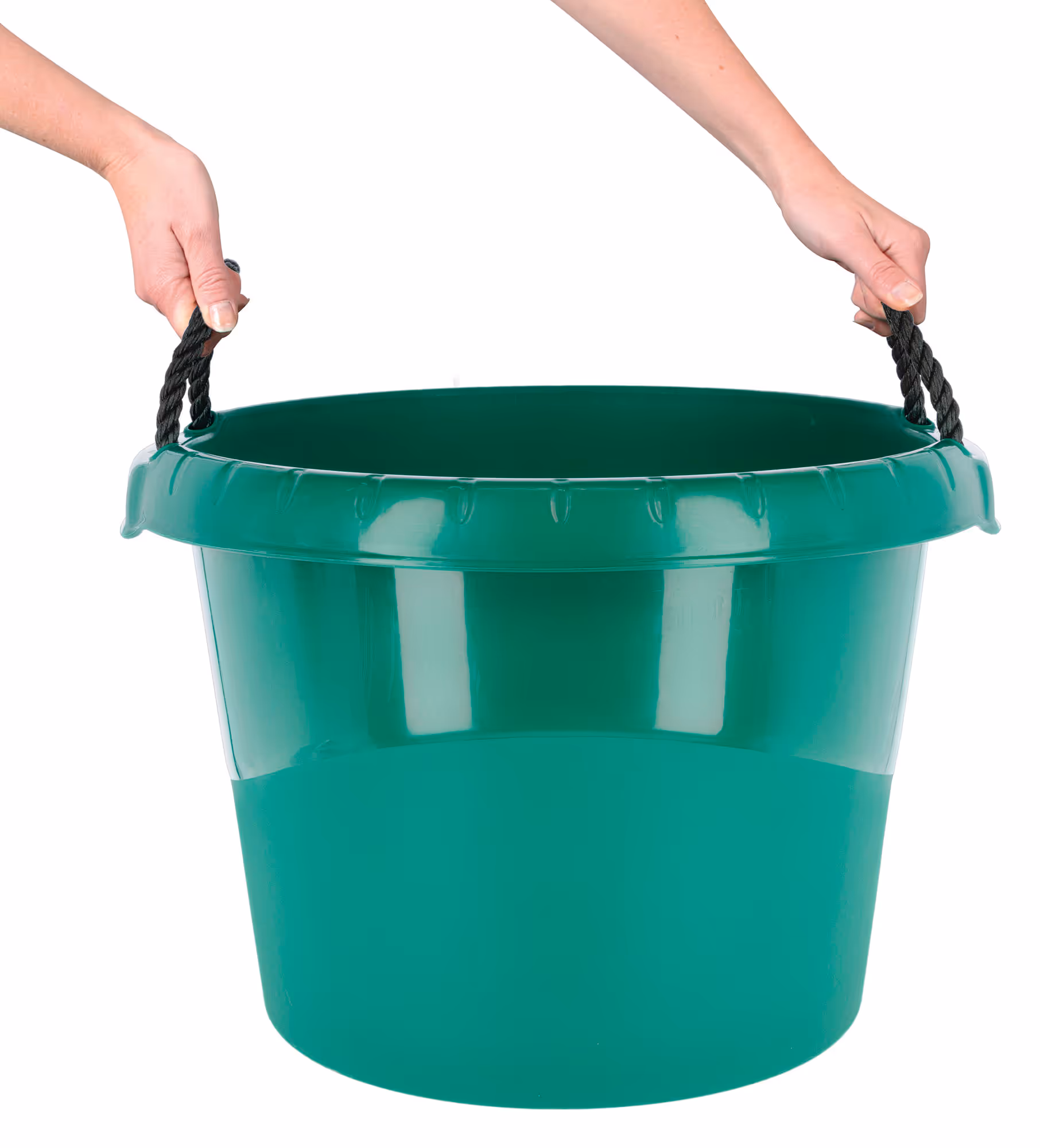 Seau avec anse nylon 45l,vert