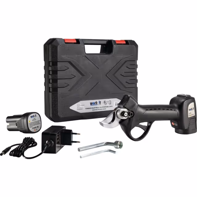 Secateur electrique sur batterie diam 30 mm 16.8v 2ah work it