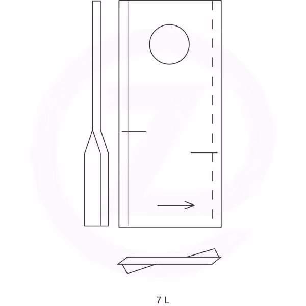 Couteau faucheuse Claas Gauche 952.729.0 ,  904.178.7 Adaptable