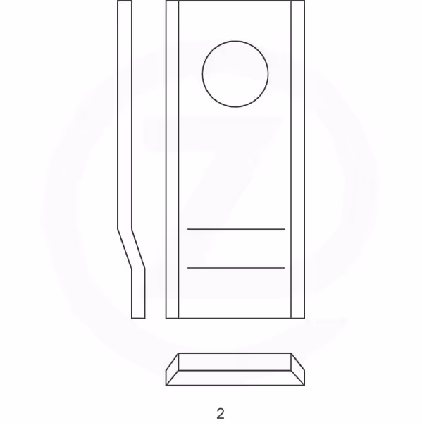 Couteau faucheuse Galfré 495,807 Adaptable
