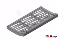Segment du contre batteur pour moissonneuse 0007574411 - Claas