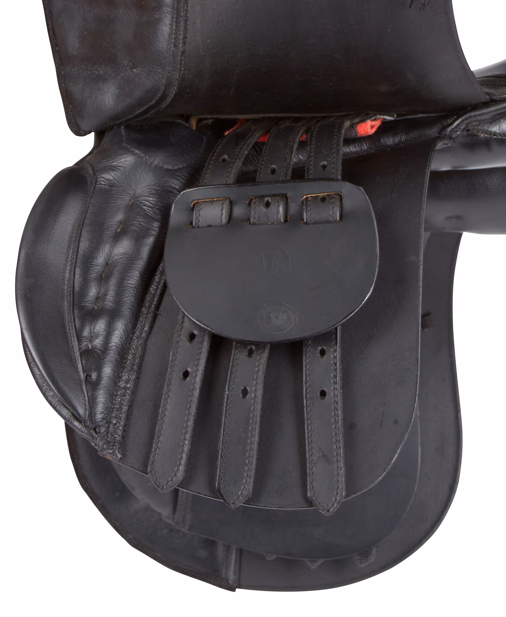 Selle mixte équipée poney noire, 16''