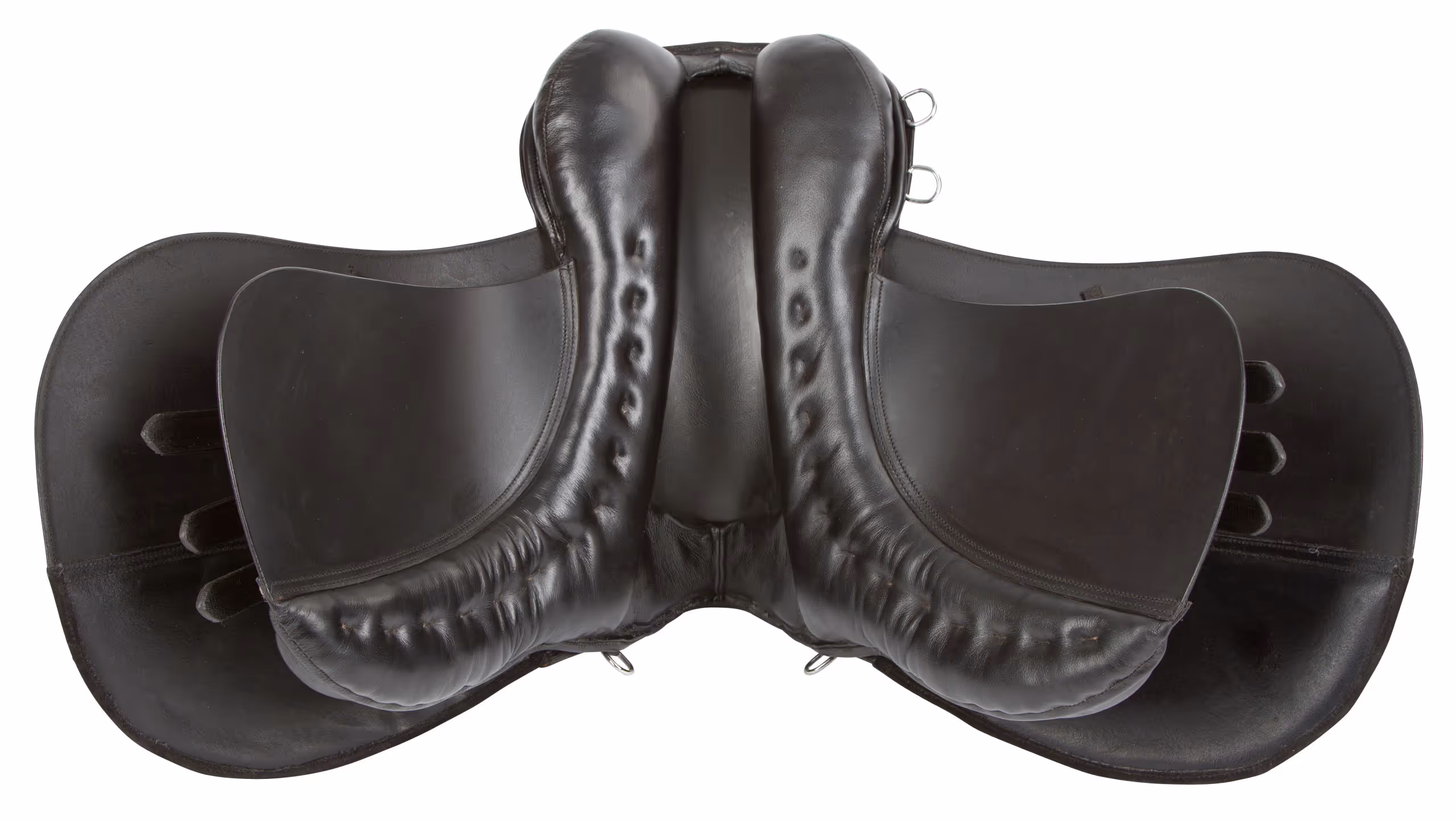 Selle mixte équipée poney noire, 16''
