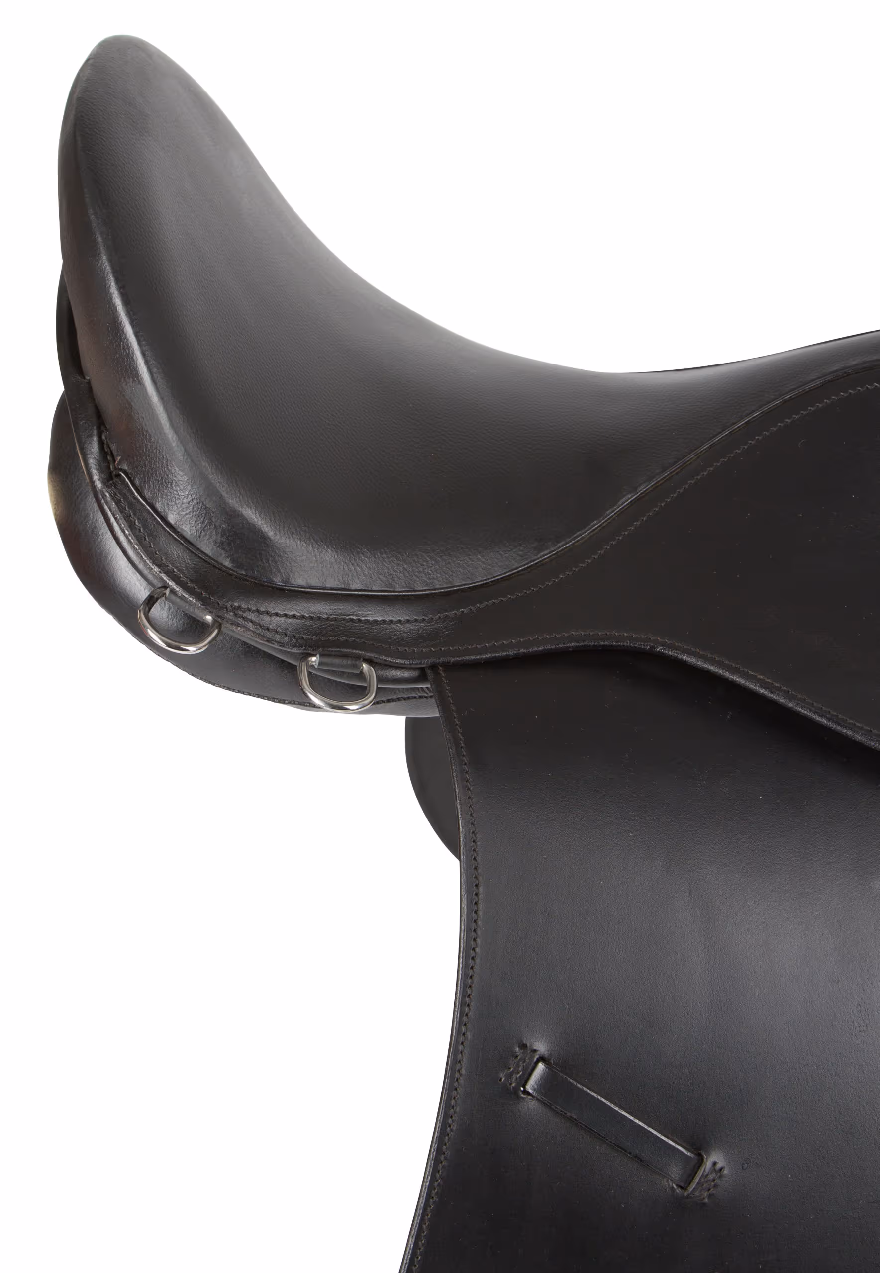Selle mixte équipée poney noire, 16''