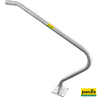 Séparateur place d'alimentation l=1,30 m avec platine et bride croisée 60 x 42 mm