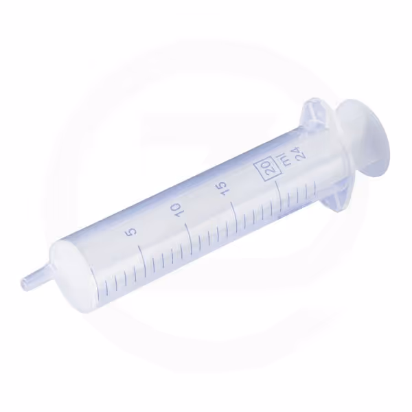 Seringue plastique sans aiguille 20ml