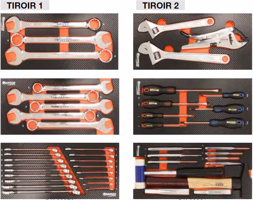 Servante atelier Drakkar 7 tiroirs 09144 + 4 tiroirs Origine