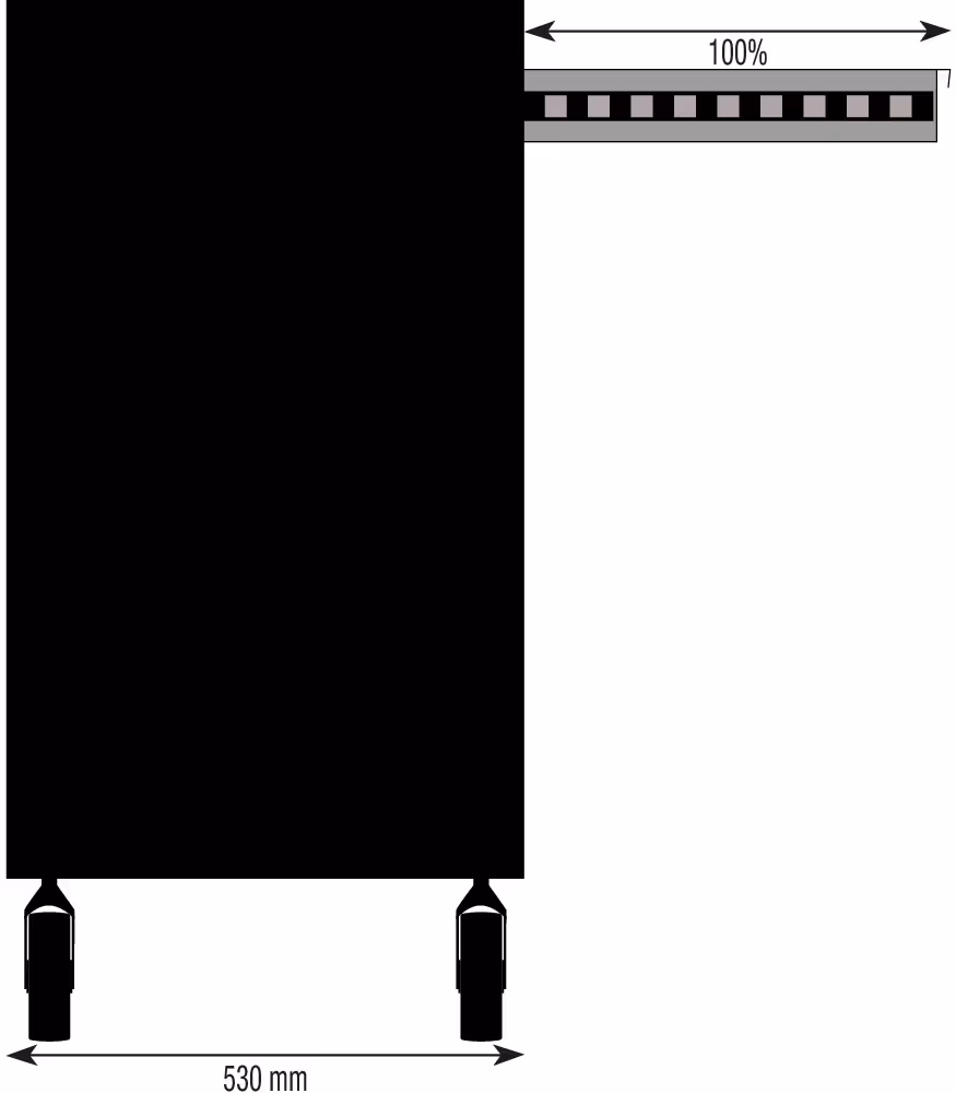 SERVANTE D'ATELIER 7 TIROIRS AVEC 2 PORTES LATERALES