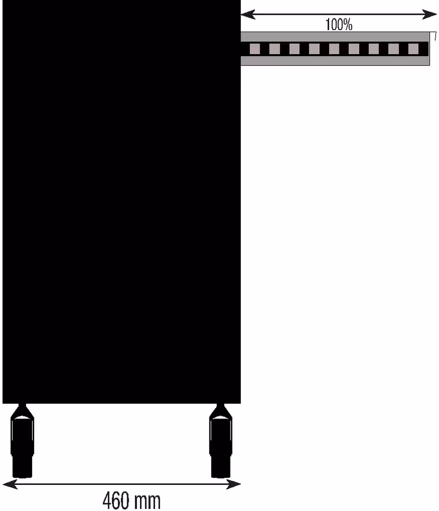 SERVANTE D'ATELIER NOIRE ET ROUGE 7 TIROIRS