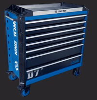 Servante d'atelier SQUAD XL modèle D+ - 7 tiroirs