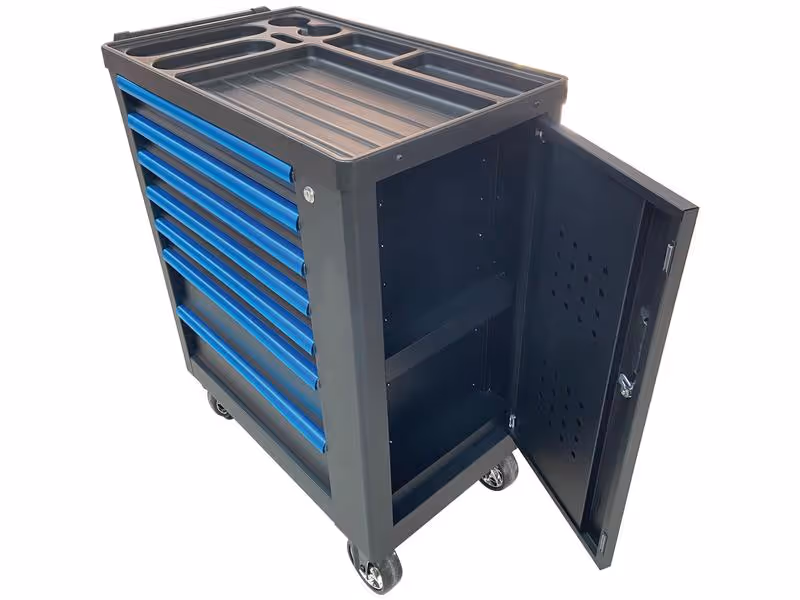 Servante datelier vide 7 tiroirs 7 Drawers, 21 Long & 35 Short Dividers with 168 Compartments