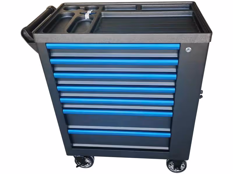 Servante datelier vide 7 tiroirs 7 Drawers, 21 Long & 35 Short Dividers with 168 Compartments