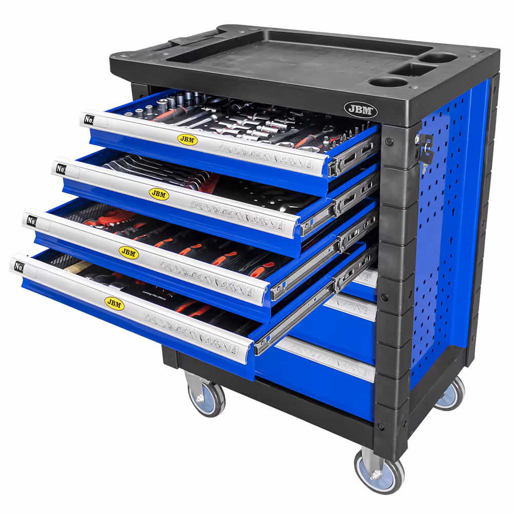Servante d'outils 7 tiroirs - bleu