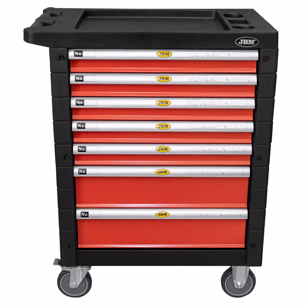 Servante d'outils 7 tiroirs - rouge