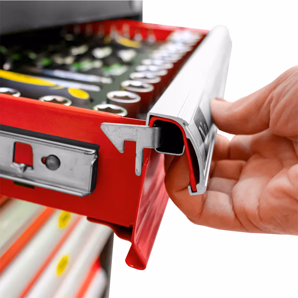 Servante d'outils 7 tiroirs - rouge