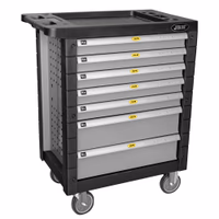 Servante de 7 tirors sans outils - gris