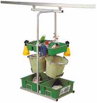 Servante double suspendue