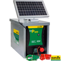 Set complet P100 avec module solaire 5W et boitier de transport fermé