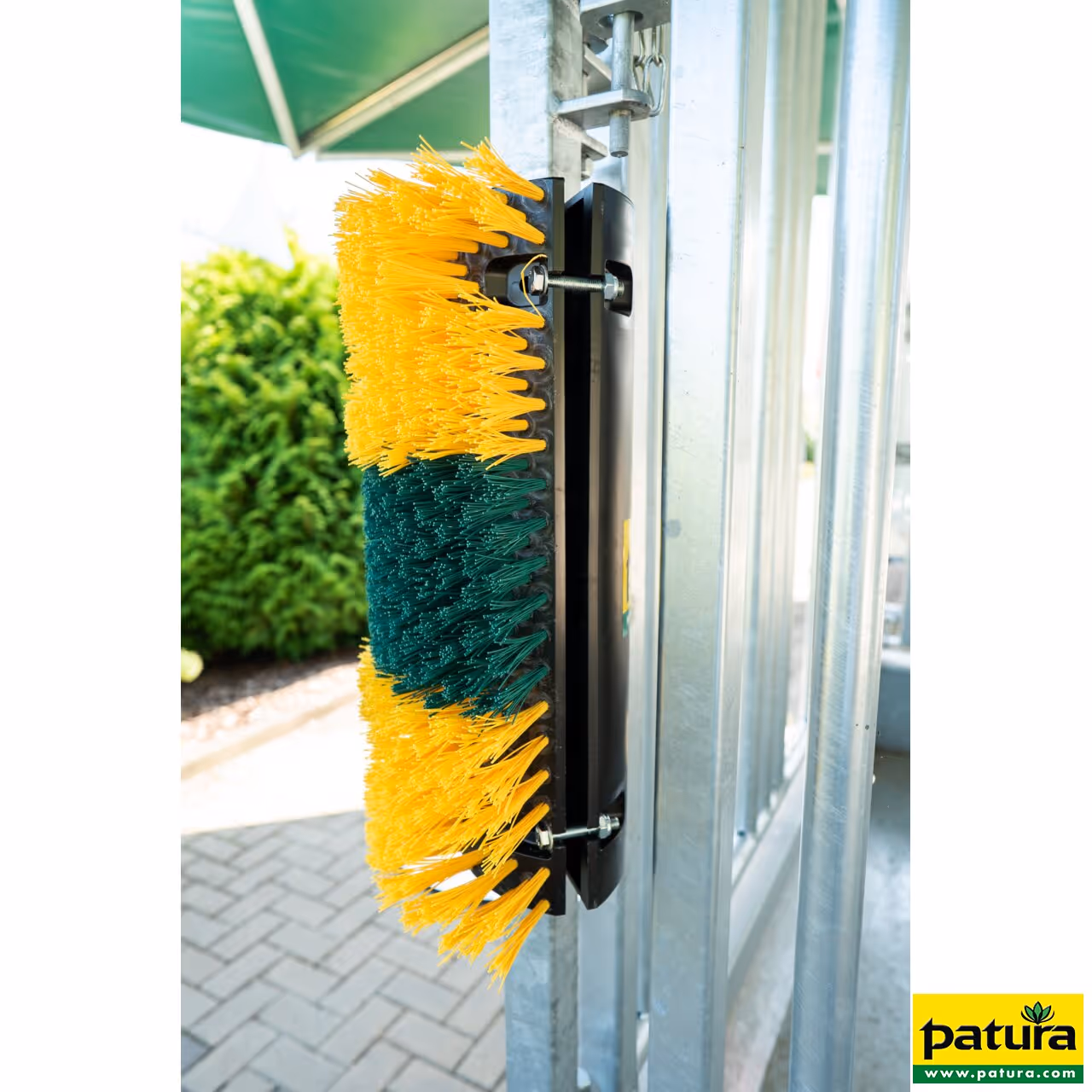Set complet pour montage en angle 1x Brosse de grattage Multifix sur râtelier Pro - Tube 50 x 50 mm